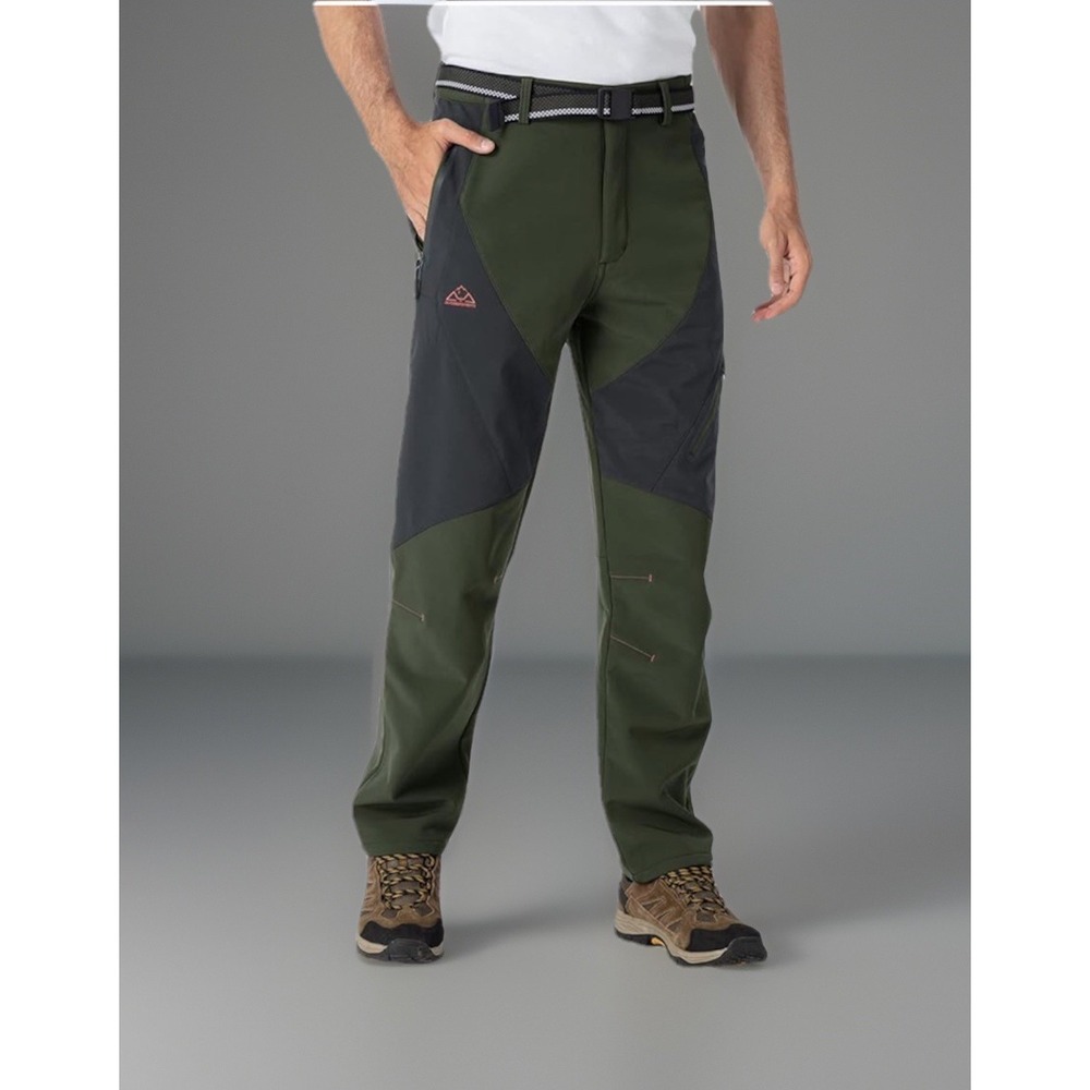 NWT‎ Outdoor Sports Hiking Snow Ski Pants Waterproof Softshell Lined Size 32